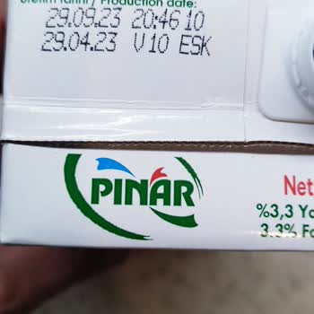 Pınar Süt Paket Dibindeki Tortu