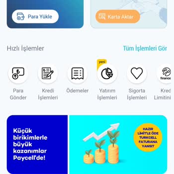 Paycell 2000 TL Olan Hazır Limitimi 250 TL'ye Düşürdü