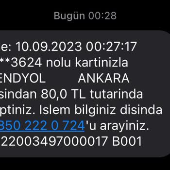 Trendyol Paramı Aldılar Yemek Gelmedi