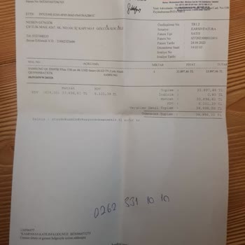 Samsung Kahve Makinesinin Gönderilmemesi