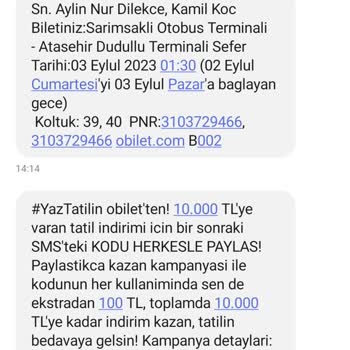 Kamil Koç Otobüs Firmasıyla Yaşadığım Sorunlar
