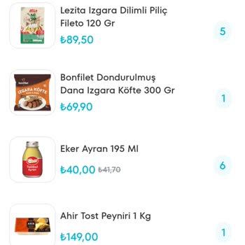 A101 Kapıda Teslim Edilmeyen Ürünler Ve Alınan Ücret