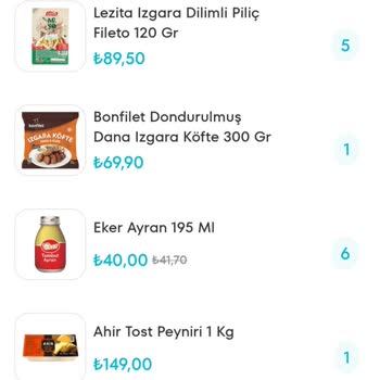 A101 Kapıda Teslim Edilmeyen Ürünler Ve Alınan Ücret