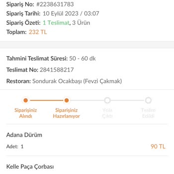 Trendyol Yemek Dürümün İçinde Kurt Çıktı!