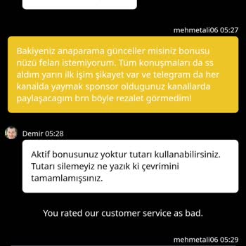 Bettilt Para Çekim Reddi Sebepsizce Ve Yalanla