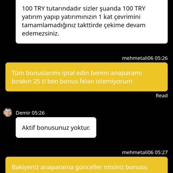 Bettilt Para Çekim Reddi Sebepsizce Ve Yalanla