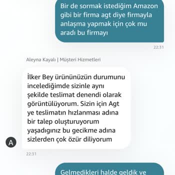Amazon'dan Aldığım Ürünü Teslim Alamamam?