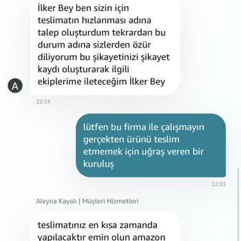 Amazon'dan Aldığım Ürünü Teslim Alamamam?