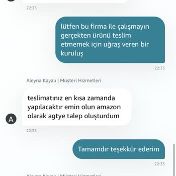 Amazon'dan Aldığım Ürünü Teslim Alamamam?