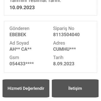 ebebek Kötü Kargo Firması İle Çalışıyorlar