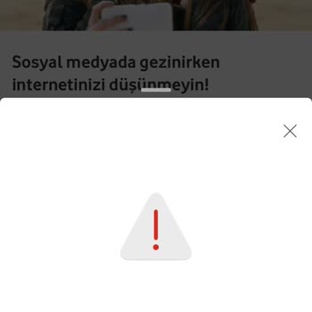 Vodafone Yanımda Uygulaması Beklenmedik Bir Hata Oluştu Problemi