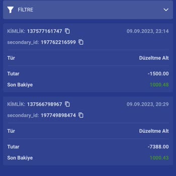 Oleybet Paramı Sildi