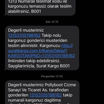 Sürat Kargo Eve Teslim Olduğu Halde Kargoyu Getirmiyor