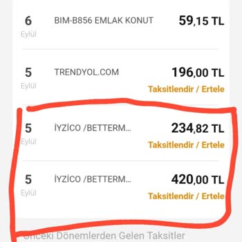 iyzico Betterme Kartımdan İzinsiz Para Çekti.!
