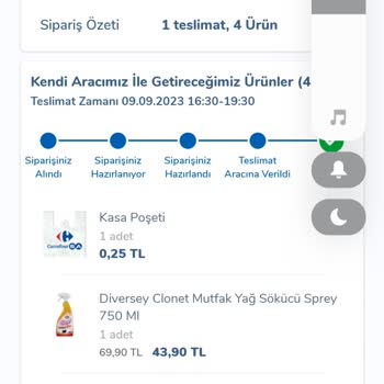 Carrefour SA Yanlış Sipariş Gönderimi