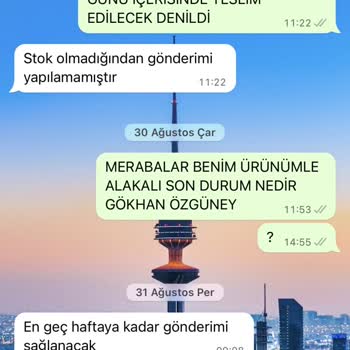 Amazon Garantiye Giden Ürün Değişim Olacak 1 Aydır Yok