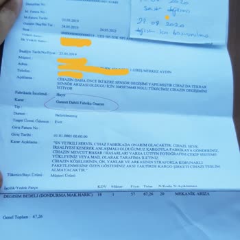 Uğur Soğutma Uğur Ues 585 Iknf Hatalı Ürün