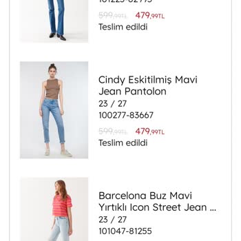 Mavi Ürün İade