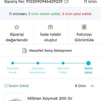 A101 Raf Ömrü Az Kalan Ürün Gönderdi.
