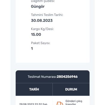 Sürat Kargo Gönderimi Kaybetti Muhatap Bulamıyorum.