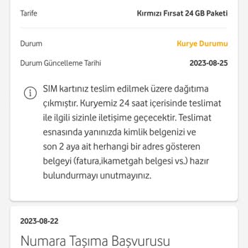 Vodafone Online Hat Taşıma Felaketi