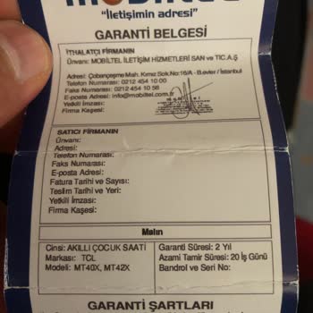 TCL Telefon Ürün Değişimi Batarya Sorunu Çözülmemiştir
