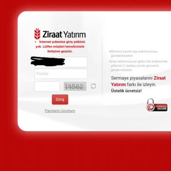 Ziraat Borsa Hesabıma Giremiyorum