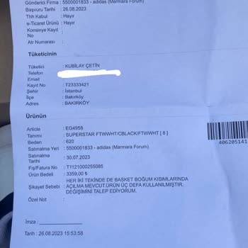 Adidas Superstar Ayakkabı Mağduriyeti