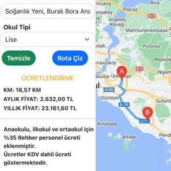 İBB - İstanbul Büyükşehir Belediyesi Okul Servis Ücreti