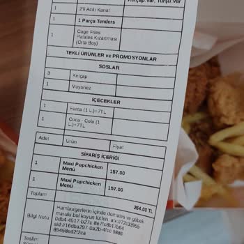 Popeyes Eksik Ürün, Hamburgerler Koyulmamış