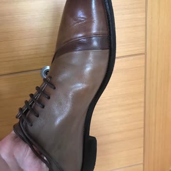 Tergan Deri Tabanı Dağılan Deri Ayakkabı