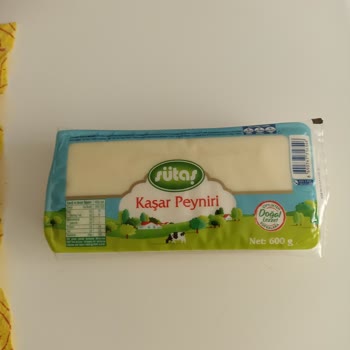 Happy Center Alışverişimde Gelen Sütaş Kaşar Peyniri
