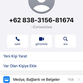 WhatsApp Tanımadığım Yabancı Birinden Mesaj