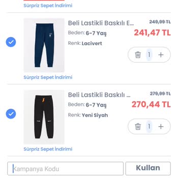 LC Waikiki Çarktan Çıkan Kupon Gözükmüyor
