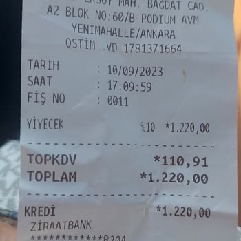 Necatibey Restaurant Çok Uçuk Fiyat Ve Lezzet Yoksunu Yemek