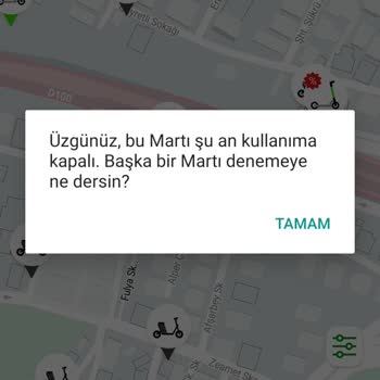 Martı Canlı Destek Sorunu