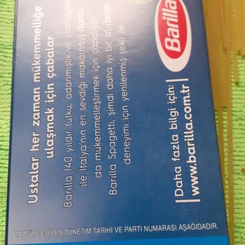 Barilla Marka Spagetti Makarna