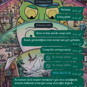 N11 Bozulan Ürünü Servise Yolladım 2 Aydır Cevap Vermiyorlar.