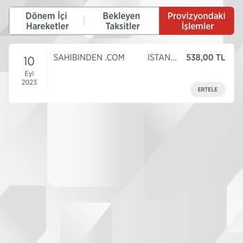 Sahibinden Çekilen Ücret Ama Karşılığının Alınmaması