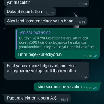 TEGV Burs Başvurusuyla İlgili Sorun