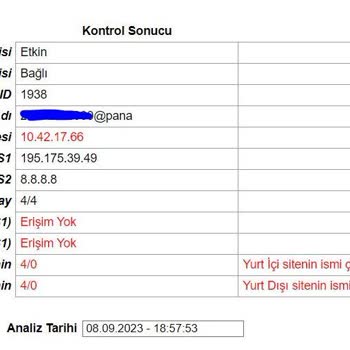 PanaNet 2 Haftadır Stabil Bağlantı Yok Çözüm Yok