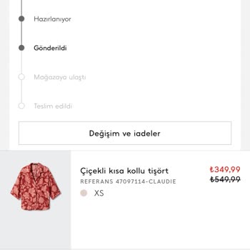 Mango Teslim Edilemeyen Ürün