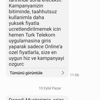 Türk Telekom Tamir Edilmeyen Ev İnternet Arızası