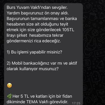Burs Kazanma Vaadi Adı Altında Papara Hesabı Açtırma