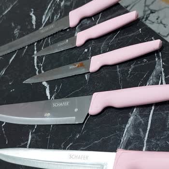 Schafer Pembe Bıçak Seti Paslandı