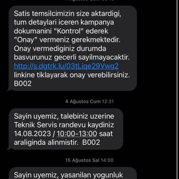 Digiturk Teknik Servis 1 Aydır Kuruluma Gelmiyor