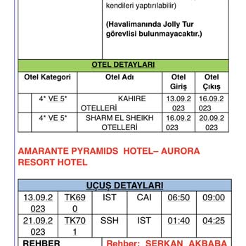 Jolly Tur Yaşadığımız Kötü Deneyim