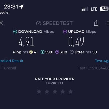 İnternet Hızı / Turkcell