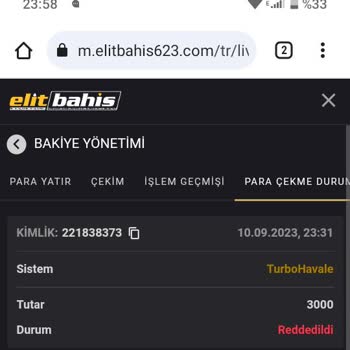 Elitbahis 3000 TL Ödemedi