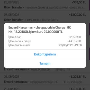 Enpara.com Banka Sanal Kartı Sorunu